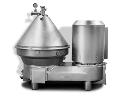 Centrifugal separators, disk stack centrifuges, chamber separators, nozzle separators
