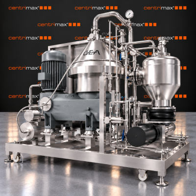 Craft plug & brew skid 180  Self-cleaning Disc stack Centrifuges - Original may differ under certain circumstances.