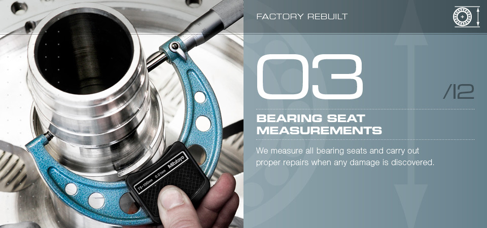 Bearing seat measurements