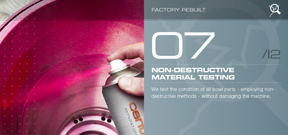 Non-destructive material testing