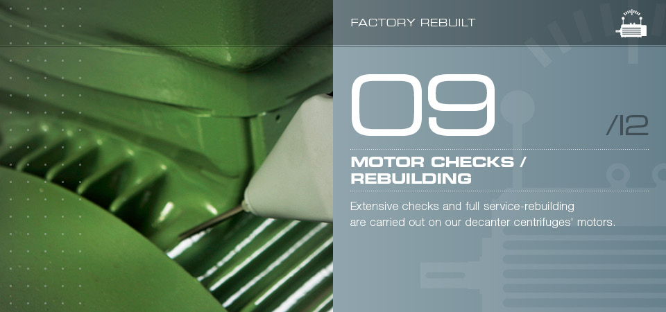 Motor checks / rebuilding